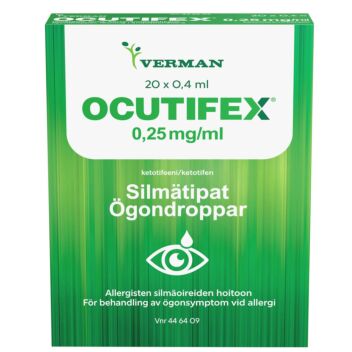 OCUTIFEX SILMÄTIPAT 0,25MG/ML KERTA-ANN
