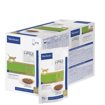 VIRBAC CAT STRUVITE DISSOLUTION & PREVENTION U2 CHUNKS IN GRAVY 12X85G