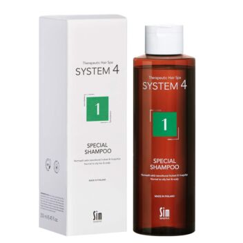 SYSTEM4 1 SPECIAL SHAMPOO RASVOITTUVA, HILSEILEVÄ HIUSPOHJA 250 ml