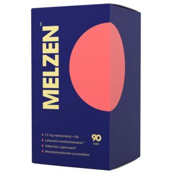 MELZEN MELATONIINI 1,9MG+B6 MANSIKKA PURUTABL 90 kpl | Melatoniini