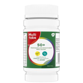 Multi-tabs 50+ monivitamiini + kalsium | Monivitamiinit
