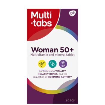 Multi-tabs Woman 50+ monivitamiini- ja kivennäisainevalmiste | Monivitamiinit
