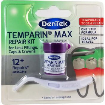 DenTek Temparin Max Repair Kit 2,64 g väliaikainen paikka-aine hampaille | Hampaat ja suu