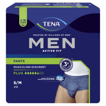 TENA MEN PANTS PLUS S/M 772522 12 kpl