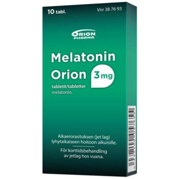 MELATONIN ORION 3 MG TABLETTI 10 fol