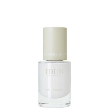 IDUN MINERALS NAIL POLISH MÅNSTEN CLASSIC WHITE 11 ml