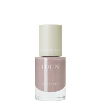 Idun Minerals Nail Polish Pyrit Warm Grey Beige 11 ml | Kynsilakat