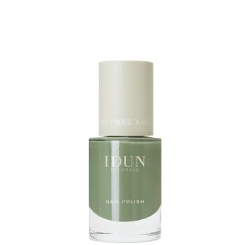 Idun Minerals Nail Polish Jade Light Khaki Green 11 ml | Kynsilakat