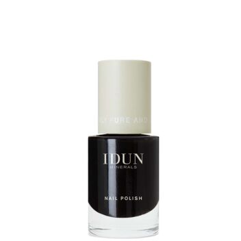 Idun Minerals Nail Polish Onyx Classic Black 11 ml | Kynsilakat