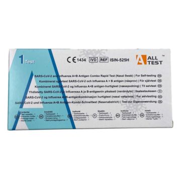 Alltest Covid-19 and Influenza A+B Antigen Test Combo 1 kpl | Muut testut