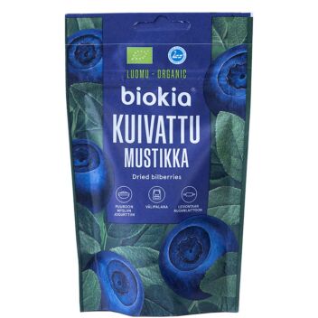 Biokia kuivattu luomu mustikka 50 g | Marjajauheet ja supermarjat
