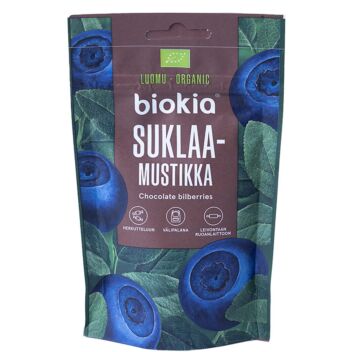 Biokia luomu suklaamustikka 75 g | Marjajauheet ja supermarjat