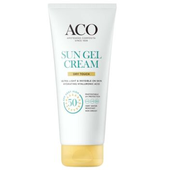 Aco Sun Gel Cream Dry Touch SPF 50+ 200 ml | Aurinkovoide vartalolle