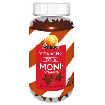 SANA-SOL VITABONS MONIVITAMIINI COLA 60 kpl