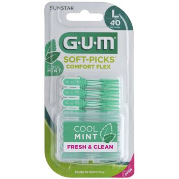 GUM SOFT-PICKS COMFORT FLEX MINT LARGE 40 KPL