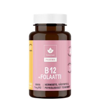 PUHDISTAMO PHARMA B12 1MG+FOLAATTI 100 TABL