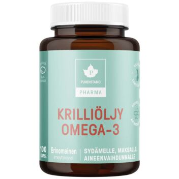 PUHDISTAMO PHARMA KRILLIÖLJY OMEGA-3 100 KAPS