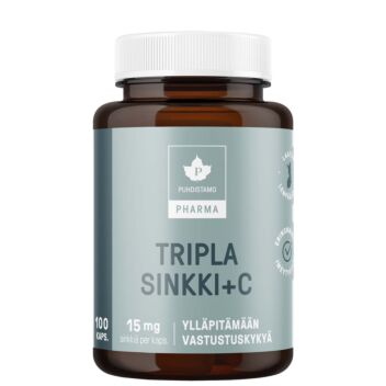 PUHDISTAMO PHARMA TRIPLA SINKKI 15 MG 100 KAPS