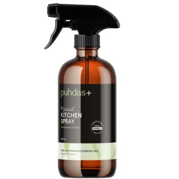 PUHDAS+ NATURAL KITCHEN SPRAY LEMONGRASS & ORANGE 500 ml