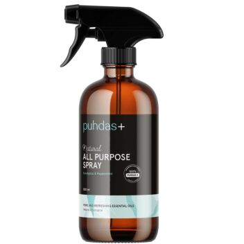 PUHDAS+ NATURAL ALL PURPOSE SPRAY EUCALYPTUS & PEPPERMINT 500 ml