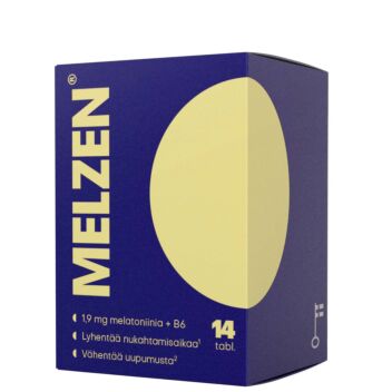 MELZEN MELATONIINI 1,9MG+B6 PITKÄVAIKUTTEINEN TABL 14 kpl