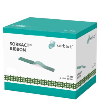 SORBACT RIBBON 2X50 CM HAAVASIDOS 10 KPL