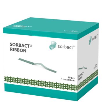 SORBACT RIBBON 1X50 CM HAAVASIDOS 10 KPL