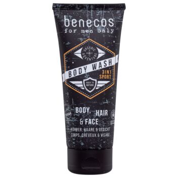 BENECOS FOR MEN ONLY BODY WASH 3IN1 SPORT SUIHKUGEELI 200 ml