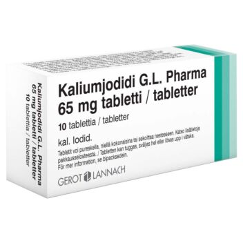 KALIUMJODIDI G.L.PHARMA 65 MG TABLETTI 10 fol