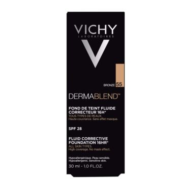 VICHY DERMABLEND NESTEMÄINEN MEIKKIVOIDE 55 BRONZE 30 ml