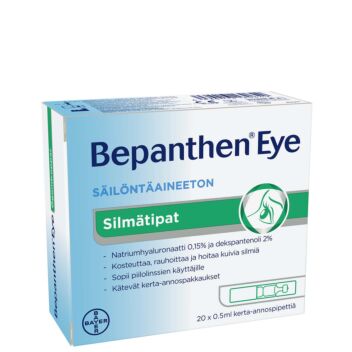 BEPANTHEN EYE SILMÄTIPAT KERTA-ANNOSPIPETTI 20x0,5 ml