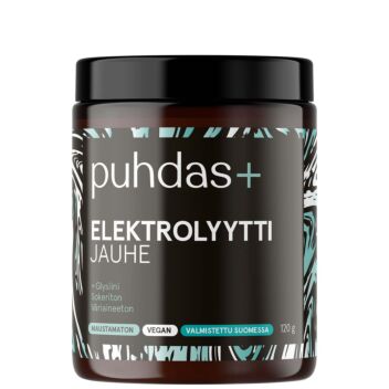 PUHDAS+ ELEKTROLYYTTIJAUHE MAUSTAMATON 120 G