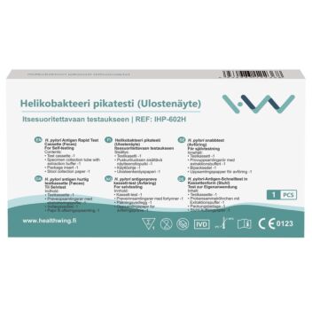 H&W HELIKOBAKTEERI VATSATULEHDUS PIKATESTI 1 KPL