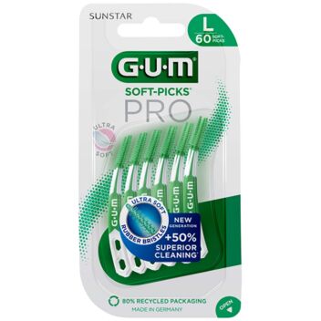 GUM SOFT-PICKS PRO LARGE 60 kpl