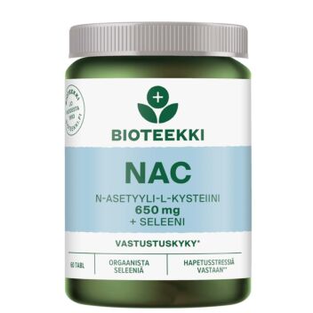 BIOTEEKKI NAC + SELEENI TABL 60 KPL