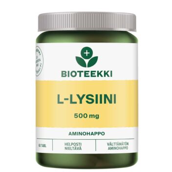 BIOTEEKKI L-LYSIINI TABL 60 KPL