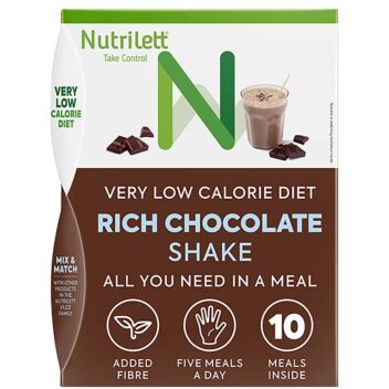 NUTRILETT VLCD RICH CHOCOLATE SHAKE RUOKAVALIONKORVIKE 10X33 G