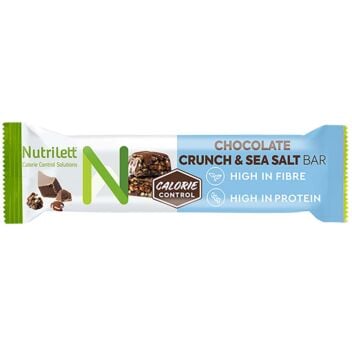 NUTRILETT CHOCOLATE CRUNCH & SEASALT ATERIANKORVIKEPATUKKA 60 g