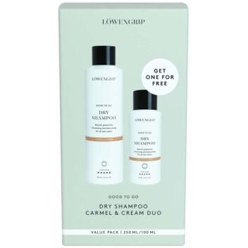 LÖWENGRIP GOOD TO GO DRY SHAMPOO CARAMEL & CREAM LAHJAPAKKAUS