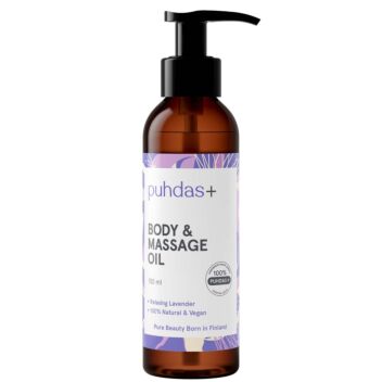 PUHDAS+ BODY & MASSAGE OIL LAVENDER 150 ML