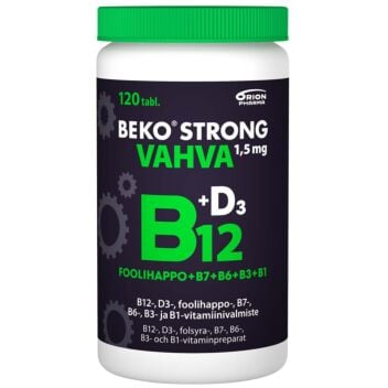 BEKO STRONG B12 VAHVA 1,5 MG D3 120 kpl