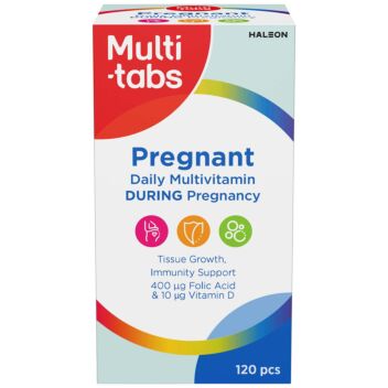 MULTI-TABS PREGNANT MONIVITAMIINI 120 TABL