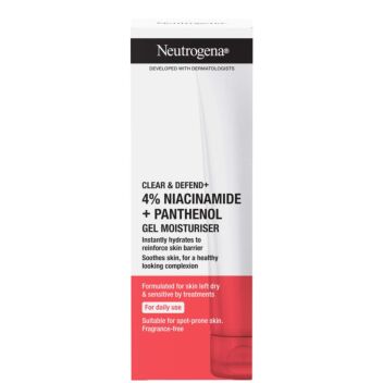 NEUTROGENA CLEAR & DEFEND+ GEL MOISTURISER 50 ML