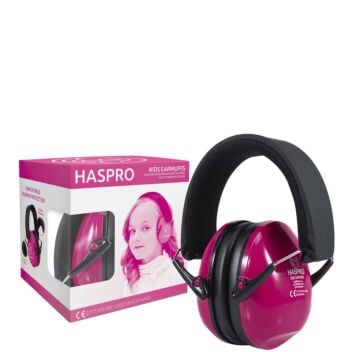 HASPRO KIDS EARMUFFS 4- V KUULOSUOJAIMET PINKKI 1 KPL