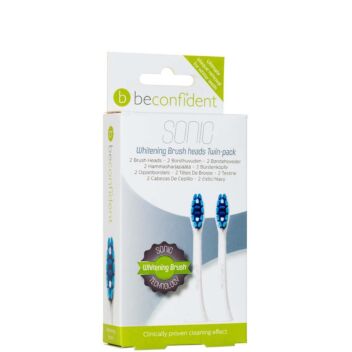 BECONFIDENT SONIC VAIHTOHARJAT WHITENING WHITE 2 KPL