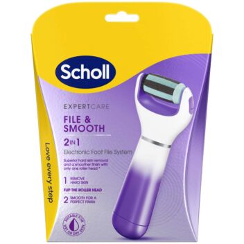 SCHOLL FILE & SMOOTH ELEKTRONINEN JALKARASPI 2 IN 1 PURPLE 1 KPL