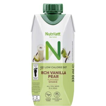 NUTRILETT VLCD VANILLA & PEAR RUOKAVALIONKORVIKEJUOMA 330 ml