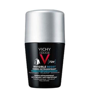 VICHY HOMME INVISIBLE RESIST 72H ANTI STAIN ROLL-ON​ 50 ML