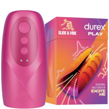 DUREX PLAY SLIDE & VIBE VÄRÄHTELEVÄ MASTURBAATTORI 1 KPL