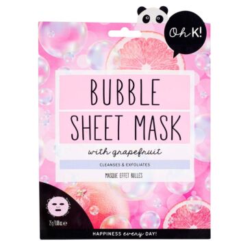 OH K! BUBBLE SHEET MASK WITH GRAPEFRUIT KANGASNAAMIO 1 KPL
